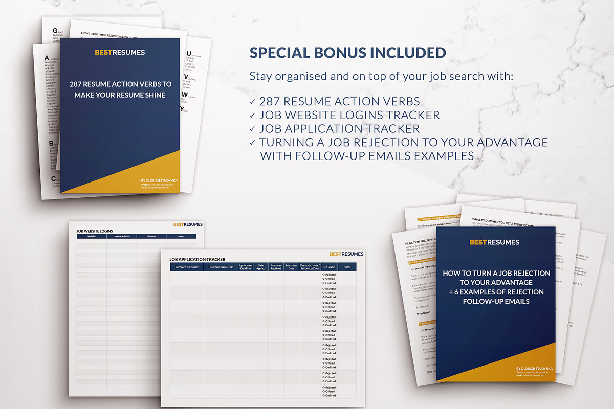 Modern Executive Resume CV Template, a Resume Template by BestResumes.Co (Photo 4 of 9)