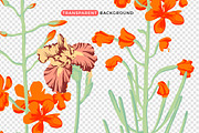 Irises Flower Set, an Object Illustration by Volga_Store (Thumbnail 5 of 6)