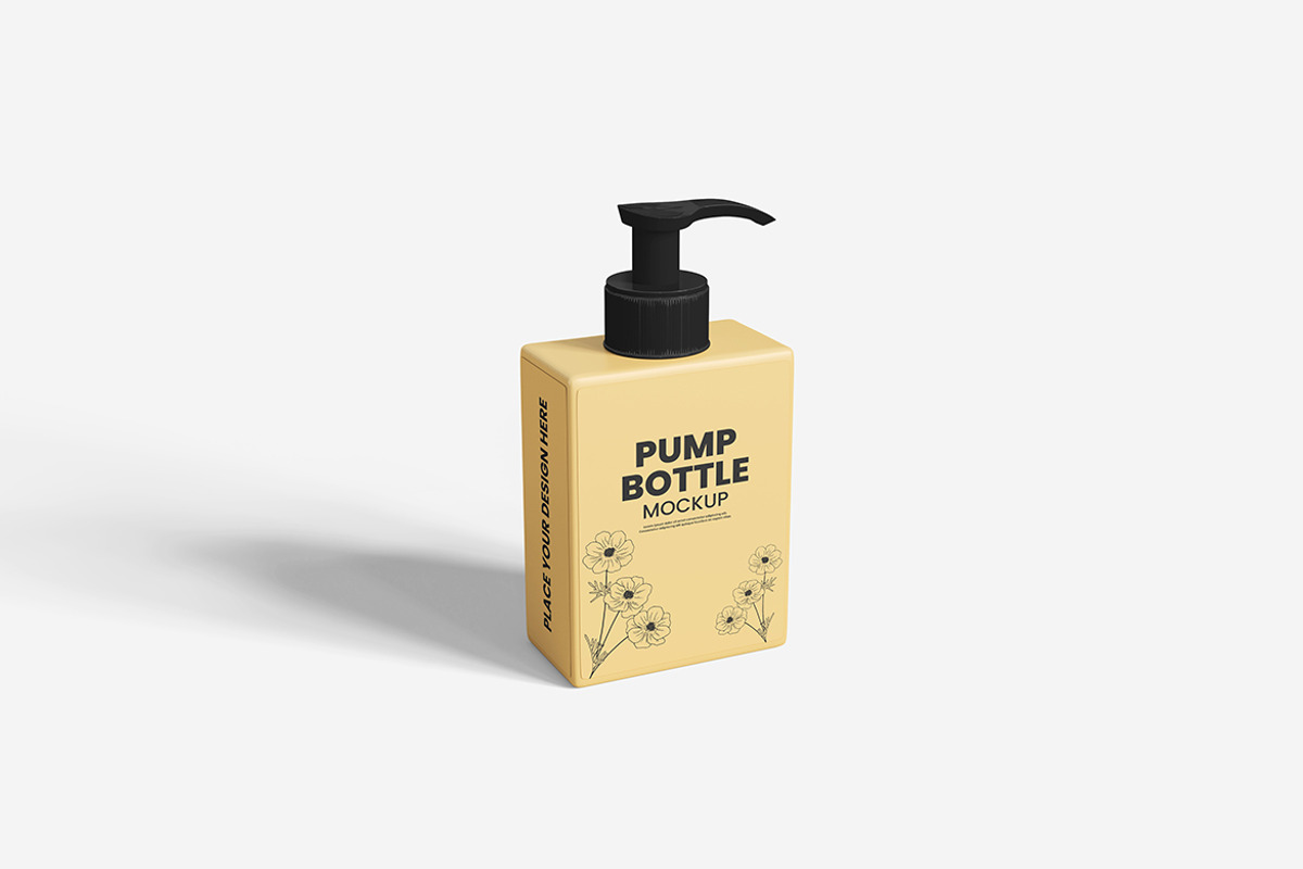 Pump Bottle Mockup, a Packaging Mockup by bimockup (Photo 5 of 6)