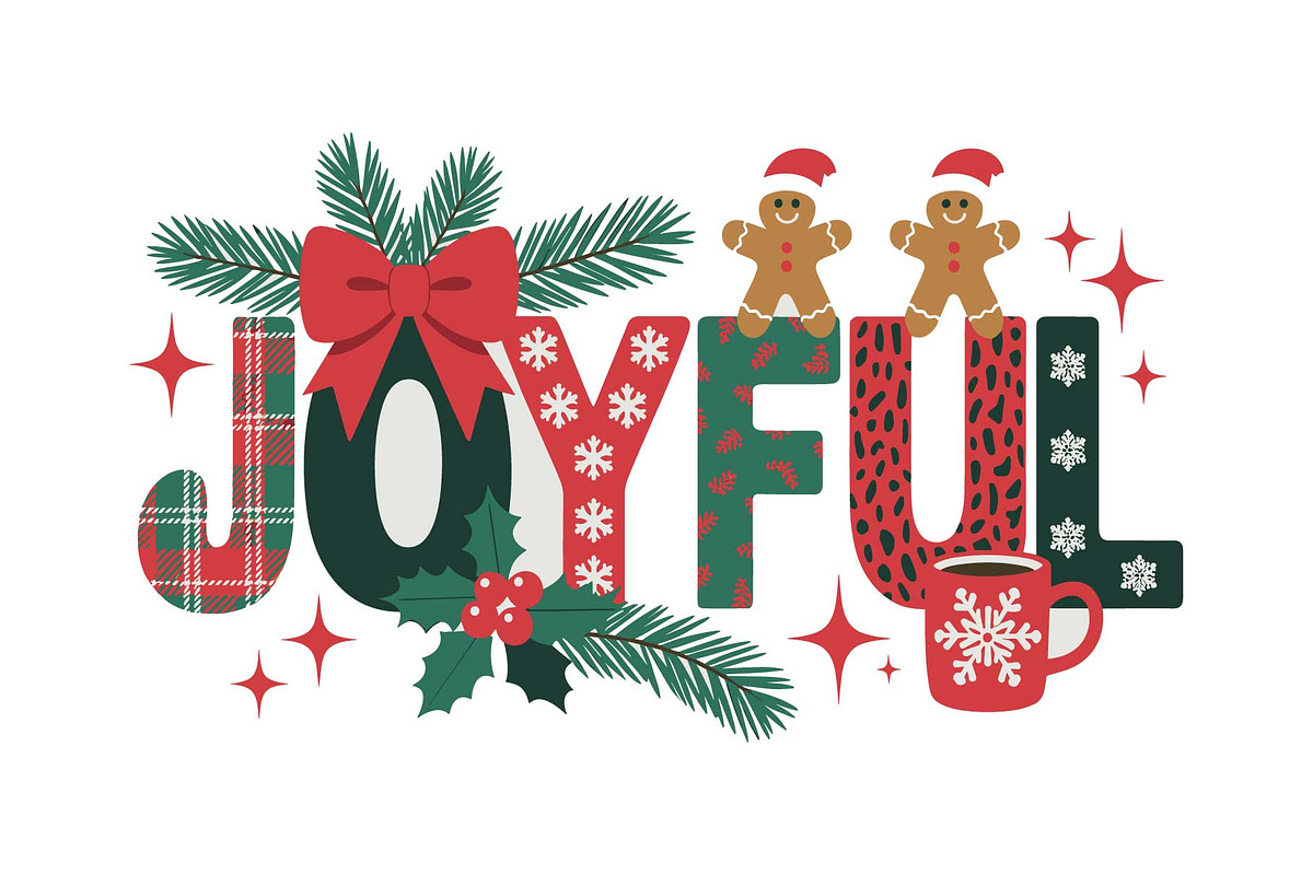 BELIEVE Holiday Quote Art SVG, an Object Graphic by yasushie (Photo 3 of 16)
