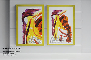 Poster Mockup, an Advertising Mockup by zpackcreative