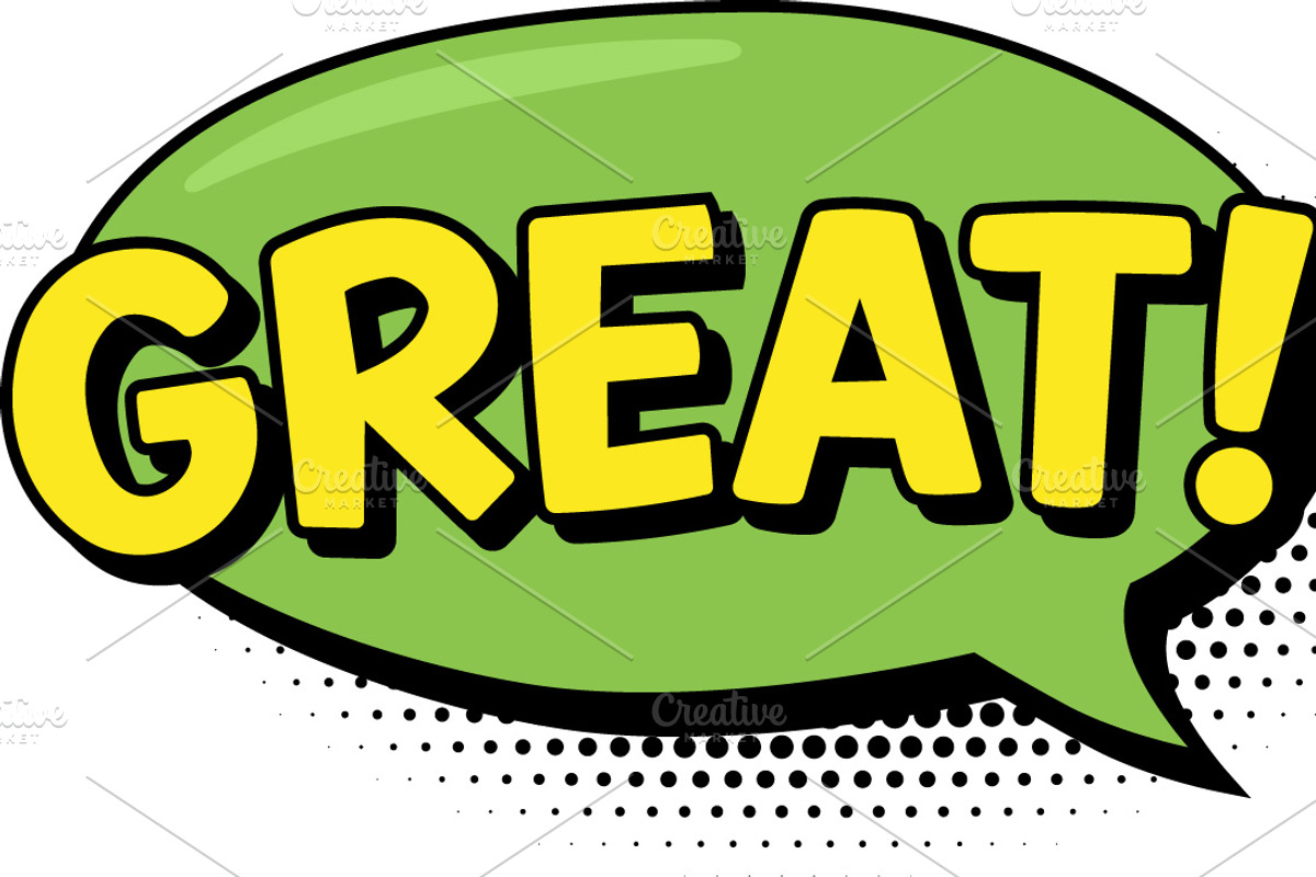 Comic speech bubbles, an Object Illustration by Woters little shop (Photo 4 of 25)