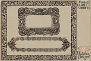 Vintage Frames & Borders Plus PS abr, a Decorative Illustration by Clikchic Designs (Thumbnail 3 of 5)
