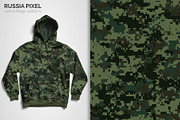 Russia Pixel Camouflage Patterns, a Pattern Graphic by 3Y_Design (Thumbnail 4 of 5)