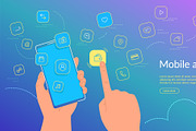Mobile banking and payments online, a Finance Illustration by Julia Tim (Thumbnail 2 of 5)