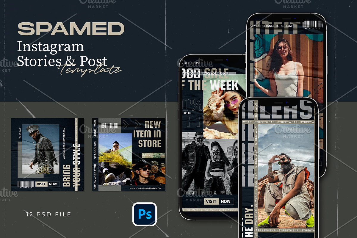 Hype Instagram Template - Spamed, a Social Media Template by Gibcreat (Photo 1 of 4)
