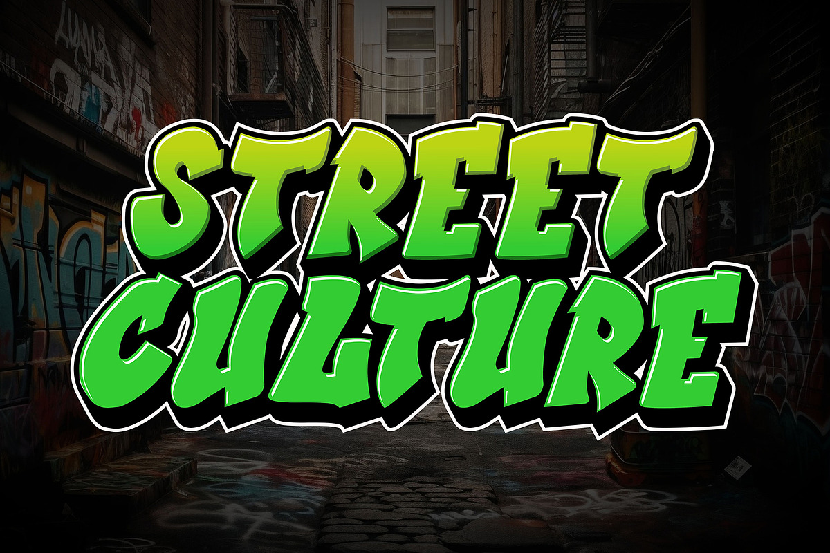 Wonders Graff - 3d Layered Graffiti, a Sans Serif Font by asfgraphics (Photo 5 of 7)