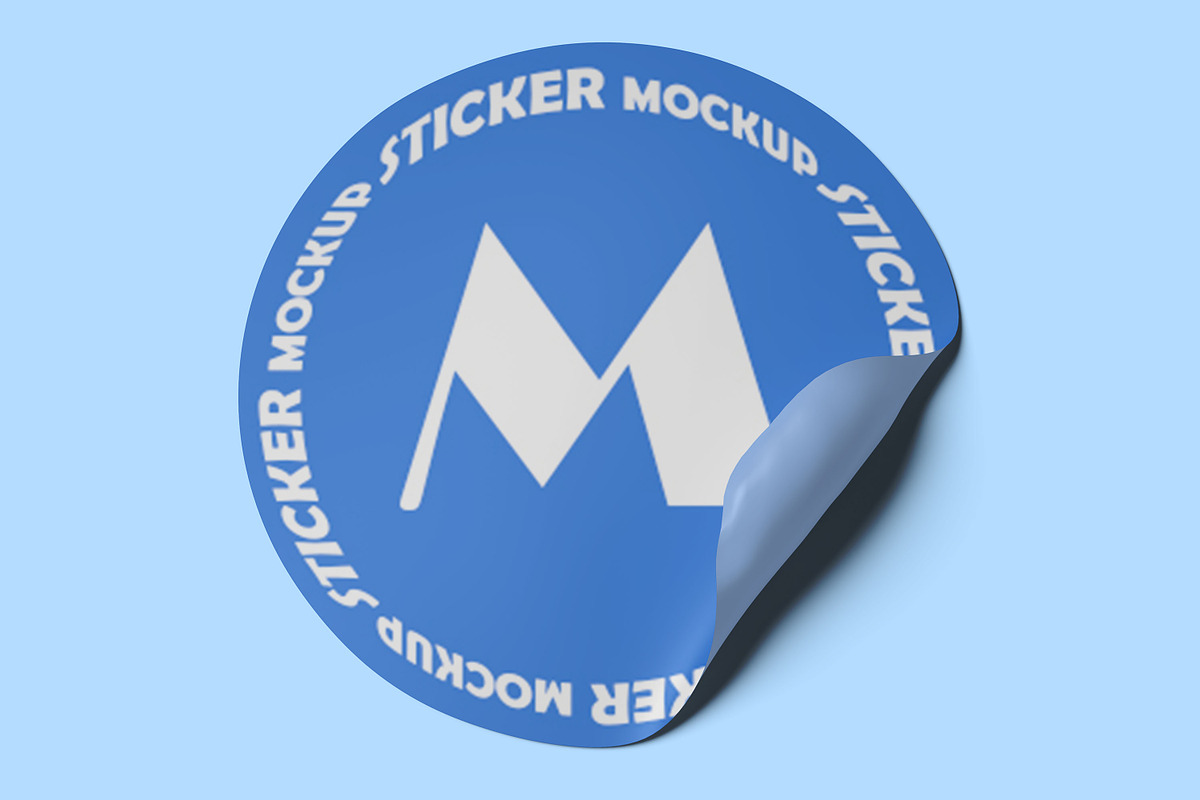 Sticker Mockup, a Mask Mockup by xavier_studio (Photo 3 of 5)