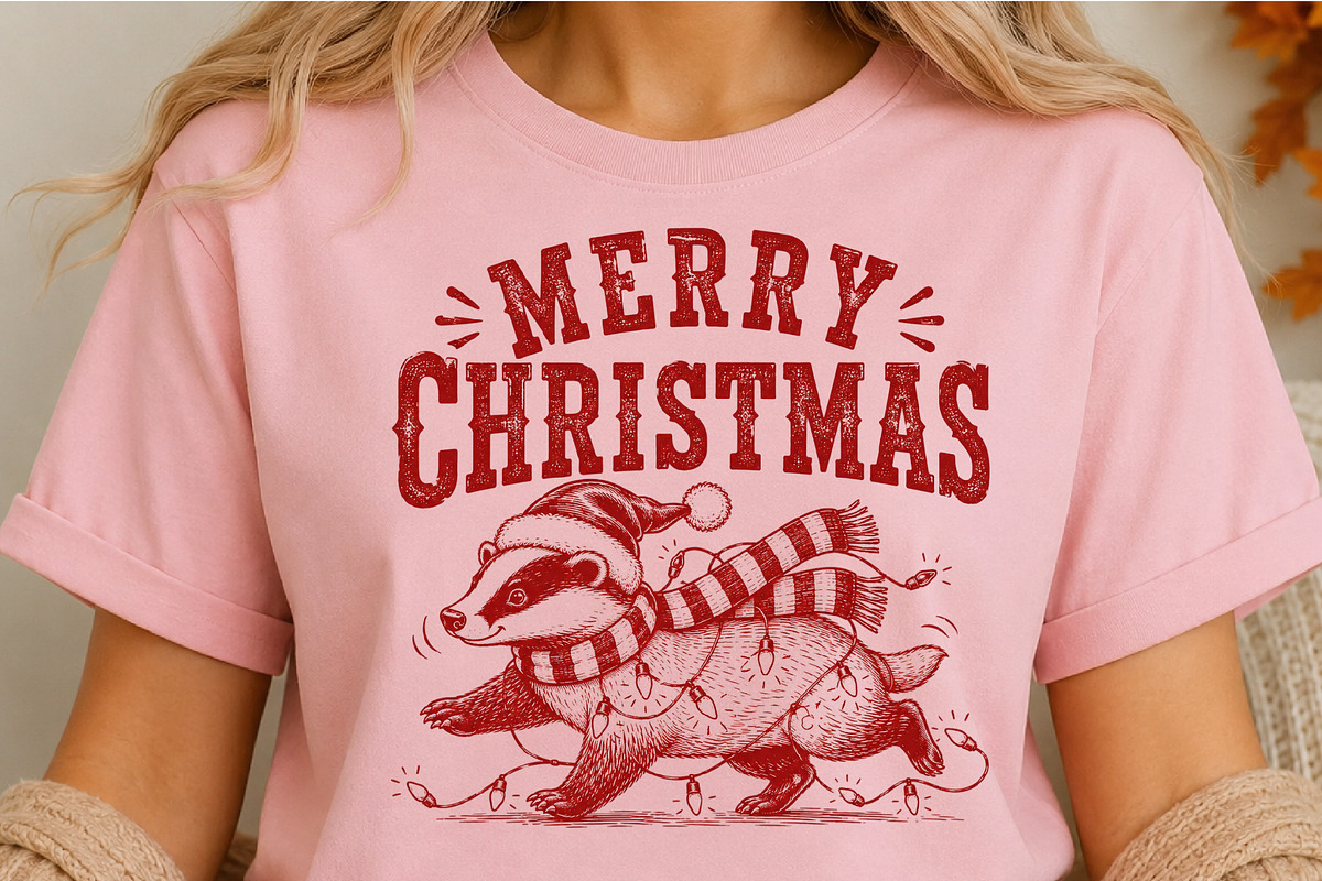 Funny Raccoon Christmas PNG, a Seasonal Illustration by DreamCafeArt (Photo 5 of 6)