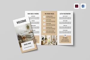 Airbnb Welcome Brochure, a Brochure Template by Leaflove