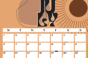 Boho Style 2024 Calendar, a Design Template by The Lone Crowd (Thumbnail 5 of 7)