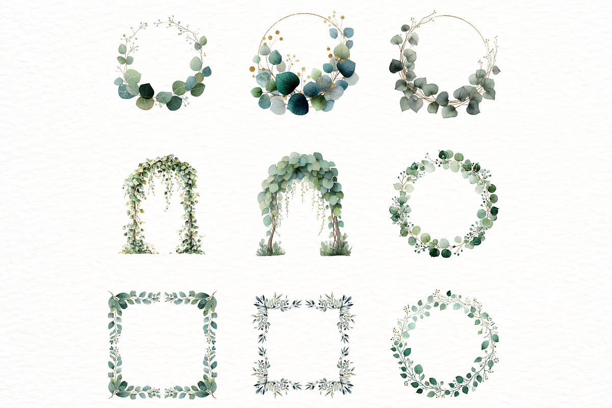 St Patrick Floral Borders Clipart, an Illustration by Designworld (Photo 3 of 6)