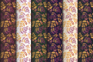 Autumn Romance Seamless Pattern