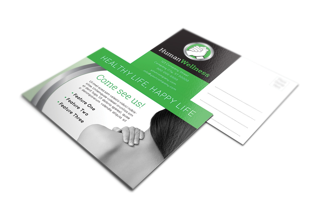 Healthcare Multipurpose Postcard, a Card Template by MitchLinhardt (Photo 1 of 3)