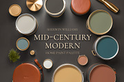 Sw Mid Century Modern Paint Palette, a Presentation Template by CONCEPT COLORS (Thumbnail 1 of 9)