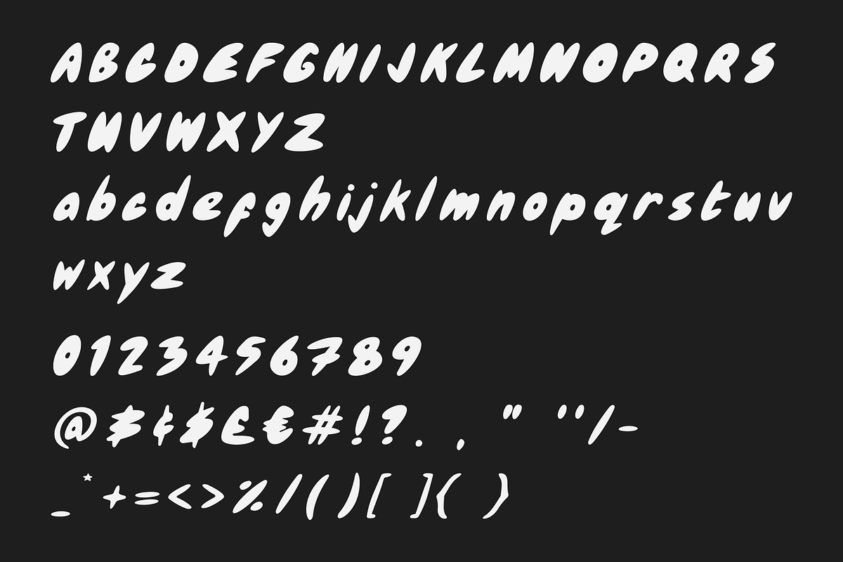 SIDESTEPPER — retro marker font, a Handwritten Font by Studio Noppo (Photo 6 of 7)