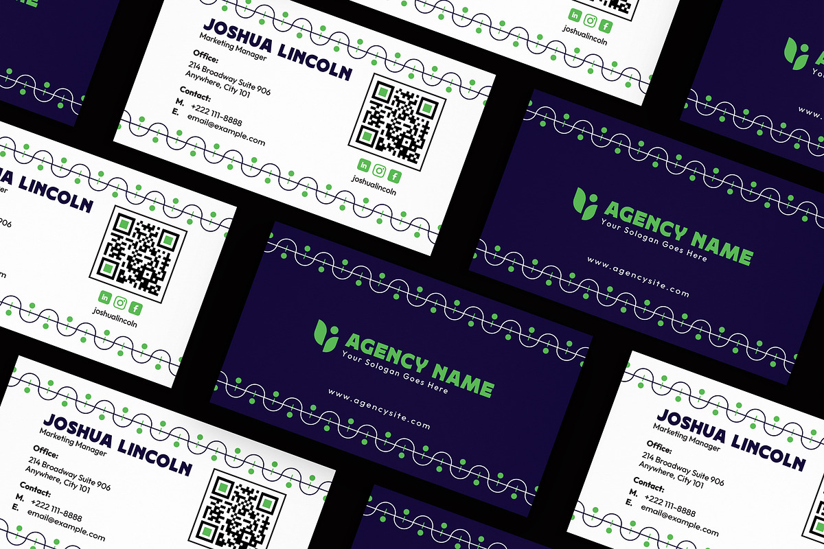 Modern Business Card, a Card Template by iDoodle Studio