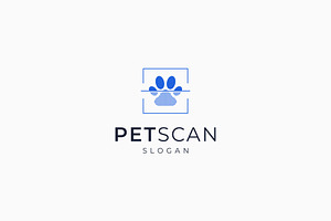 Footprint Pet Scanner Smart Logo