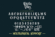 Winter Vibes - Modern All Caps Serif, a Serif Font by Airotype (Thumbnail 8 of 11)