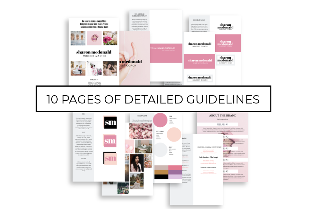 Brand Blueprint Template - POISE, a Presentation Template by The Higgins Creative (Photo 1 of 5)