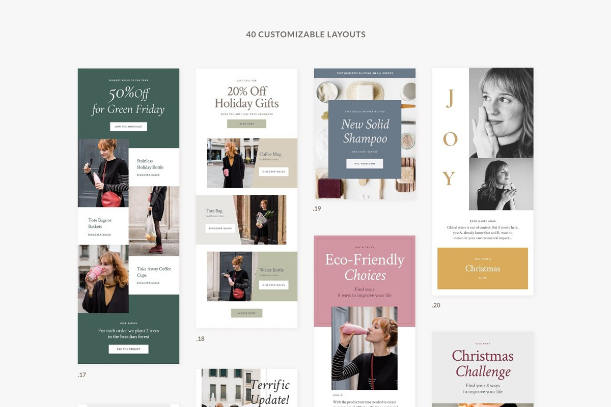 4in1 BigBundle Newsletter Templates, an Email Template by Sparrow & Snow (Photo 13 of 39)