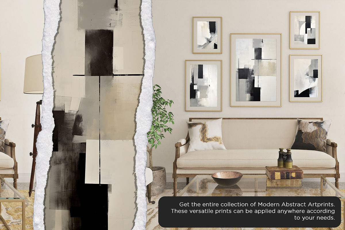 Abstract minimalist  Modern Painting, a Decorative Illustration by Vibrand Studio (Photo 1 of 11)