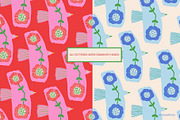 Boho Chic floral patterns, a Pattern Graphic by Annakniaz (Thumbnail 10 of 17)