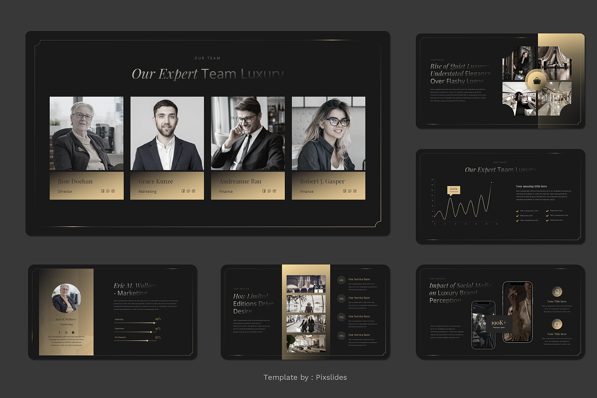 Luxury Brand PowerPointPresentation preview 5