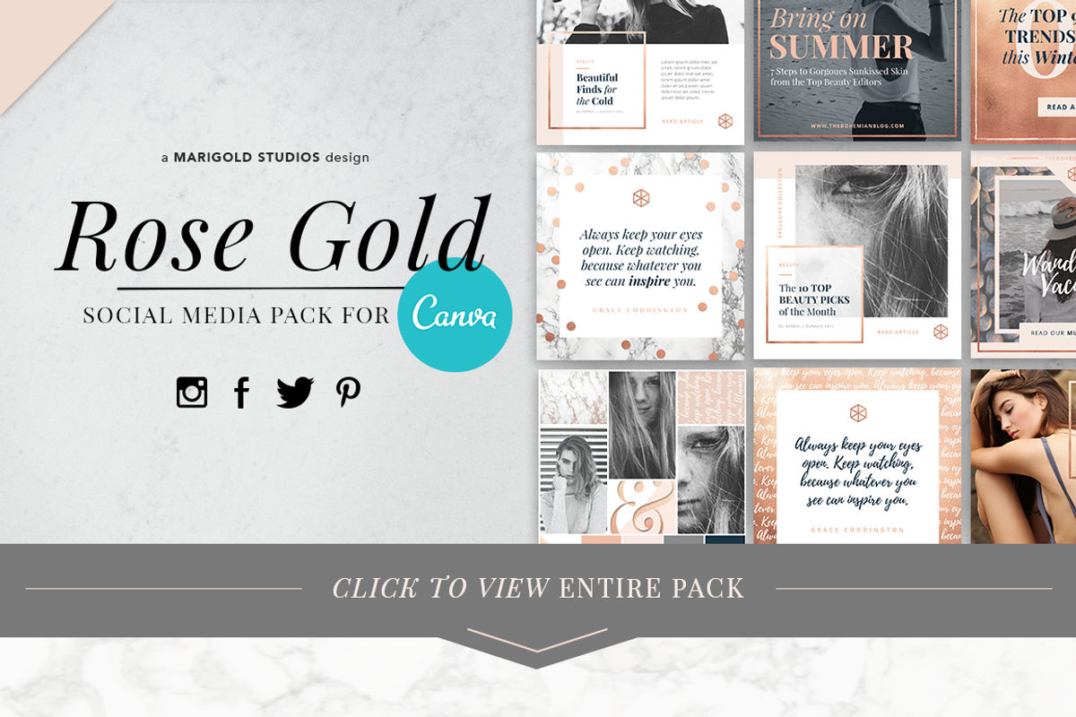 MARIGOLD | Instagram Canva Bundle, a Social Media Template by Marigold Studios (Photo 31 of 48)