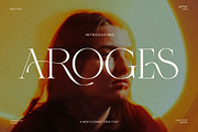 Aroges Elegant Serif Font, a Serif Font by Perfectype (Thumbnail 1 of 8)