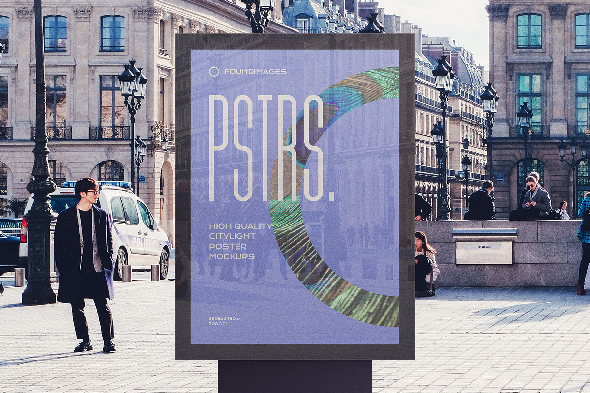 Poster outdoor indoor mockup bundle, an Advertising Mockup by FoundImages (Photo 55 of 64)