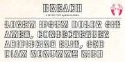 Breach, a Sans Serif Font by Device (Thumbnail 5 of 6)