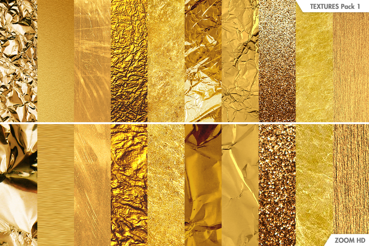 40 Premium GOLD Textures, a Texture Graphic by WG DESIGN (Photo 2 of 5)