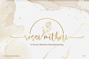 Rossi Mithori - Beautiful, a Script Font by Monoco Type Foundry