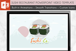 Sushi Restaurant Power Point Video