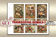 Thanksgiving animals-1 picture, an Animal Illustration by CraftArtStory (Thumbnail 2 of 3)
