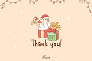 Cute Cozy Christmas Clipart Bundle, a Seasonal Illustration by Huxmay (Thumbnail 8 of 8)