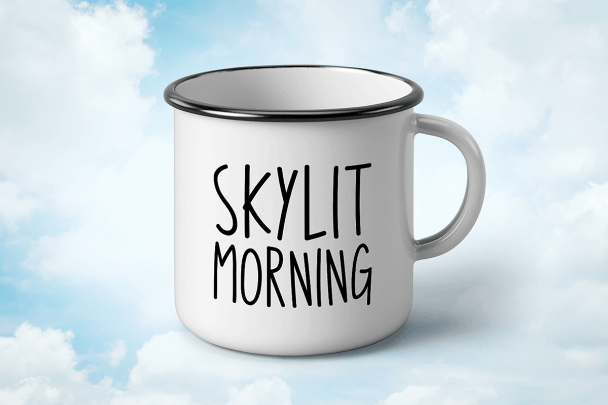 Sky Glow Typeface, a Handwritten Font by Seemly Fonts (Photo 3 of 6)