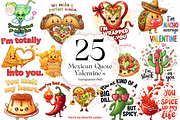 Funny Mexican Food Mascot Valentine, a Food Illustration by KennedyStudio (Thumbnail 1 of 4)