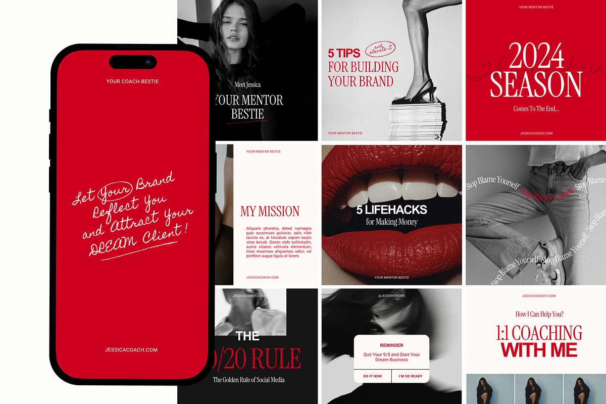 Social Media Templates Canva, a Social Media Template by The Soft Voice (Photo 5 of 7)