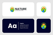 Gradient Modern Nature Logo Design, a Branding & Logo Template by Artnivora.Std (Thumbnail 2 of 3)