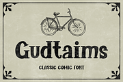 GUDTAIMS - Classic Comic Font, a Sans Serif Font by Modestype Studio (Thumbnail 11 of 11)