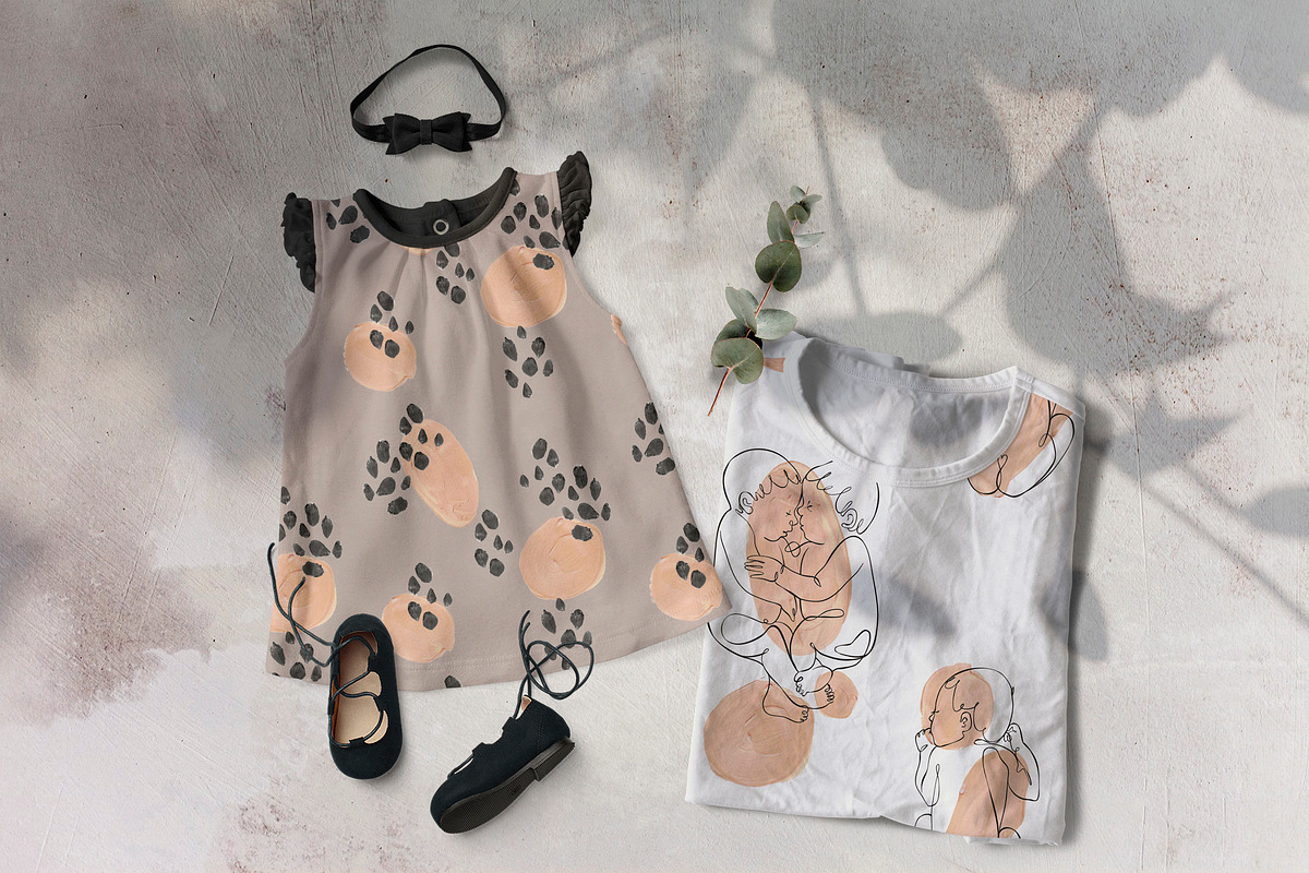 MY LITTLE BABY oneline illustrations, an Object Graphic by Natali Smolova (Photo 7 of 9)