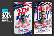 4th july Story flyer Template, a Social Media Template by Artonix (Thumbnail 1 of 4)