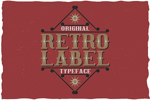 Retro Label Classic Look Typeface