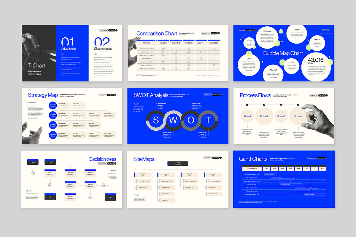 Modern Infographic Templates, a Presentation Template by BrandPacks (Photo 3 of 6)