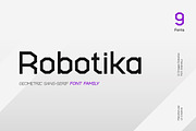 Robotika Modern San Serif Font, a Sans Serif Font by UICreative (Thumbnail 1 of 12)