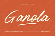 Ganola Brush - Branding Logo Font, a Handwritten Font by Nirmana Visual (Thumbnail 1 of 10)
