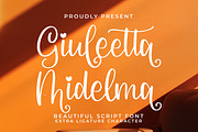 Giuleetta Midelma, a Script Font by Integritype Studio (Thumbnail 1 of 15)