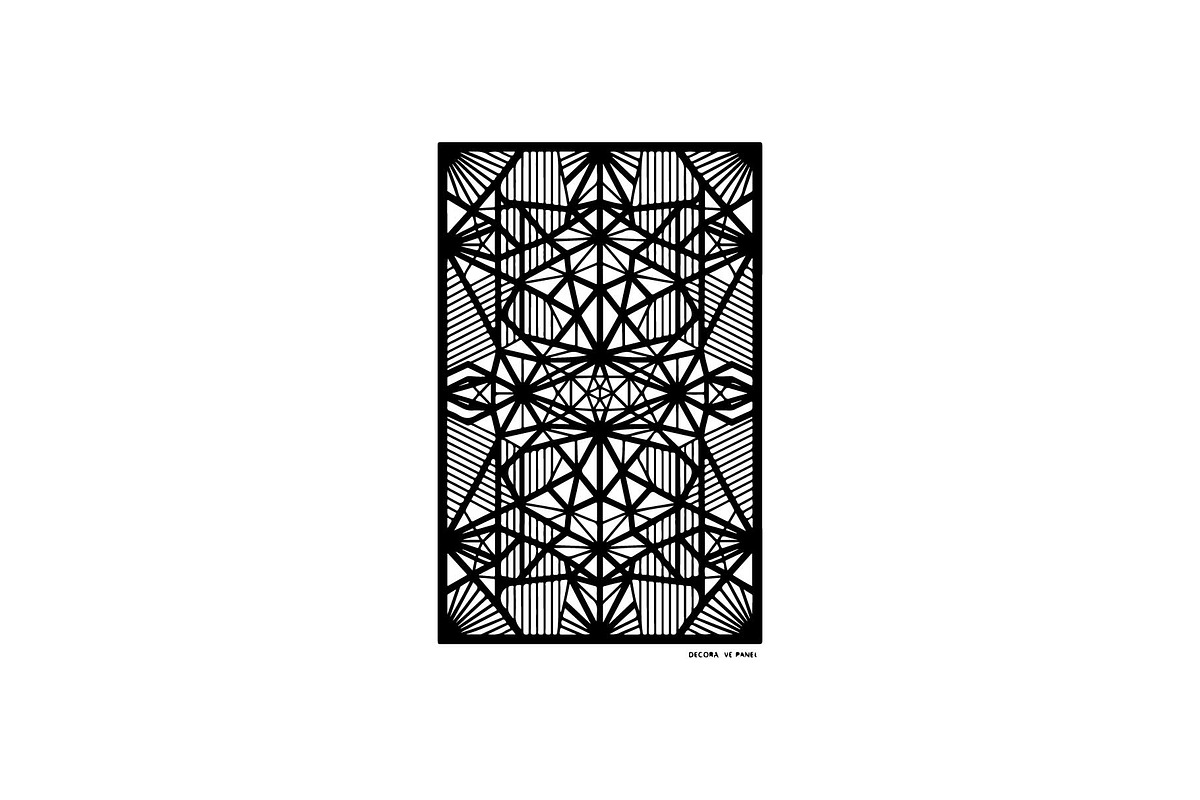 Black Geometric Pattern Panel SVG, an Object Graphic by jahid234 (Photo 13 of 13)